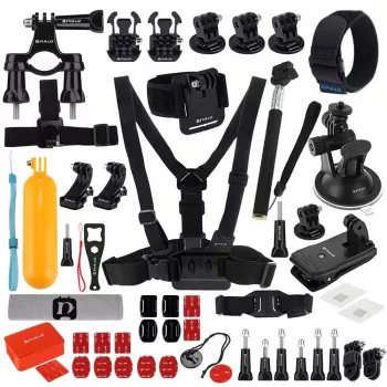 PULUZ PKT16 set con 53 accessori per action cam