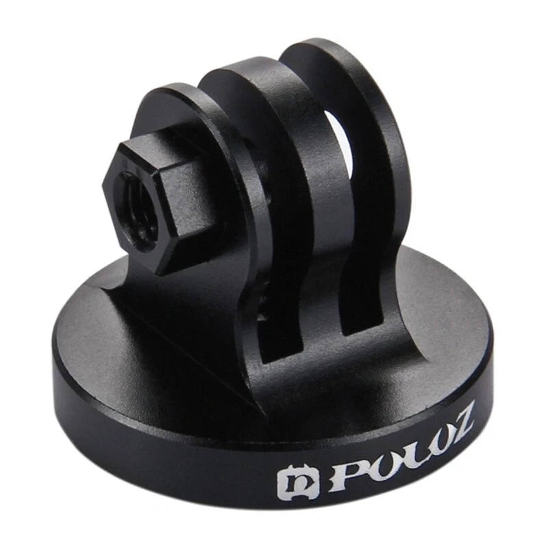 PULUZ PU145B Adattatore supporto per action camera in lega di alluminio CNC con filettatura per treppiede 1/4