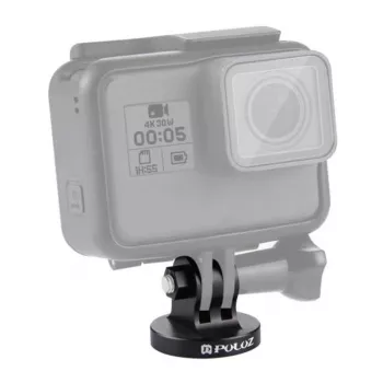 PULUZ PU145B Adattatore supporto per action camera in lega di alluminio CNC con filettatura per treppiede 1/4