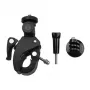 PULUZ PU177B Supporto da manubrio per action camera, regolabile a 360°, filettatura per treppiede (nero)