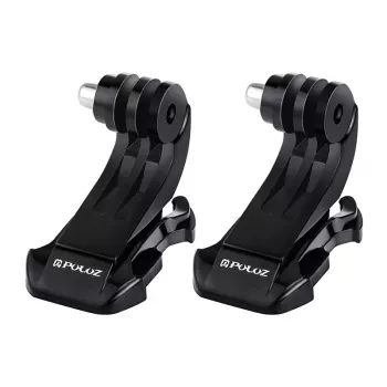 PULUZ PU20 supporto J-Hook per action cam (DJI, GoPro, Insta360) confezione da 2