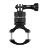 PULUZ PU223B supporto in alluminio per manubrio bici con rotazione a 360 gradi per smartphone - nero
