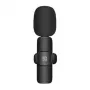 PULUZ PU3082B microfono lavalier wireless con ricevitore USB-C, 2,4 GHz, omnidirezionale, portata 20 m, per smartphone e tablet