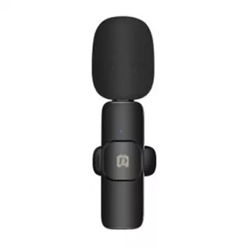 PULUZ PU3083B microfono lavalier wireless con ricevitore USB-C, 2,4 GHz, condensatore omnidirezionale, portata 20 m