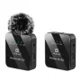 PULUZ PU3153B microfono lavalier wireless 1 TX + 1 RX, 2,4 GHz, USB-C, condensatore omnidirezionale, riduzione del rumore, plug-and-play per Android e PC