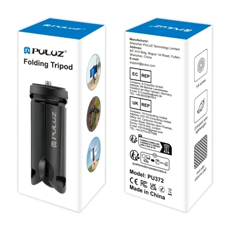 PULUZ PU372 Treppiede pieghevole per telefoni cellulari
