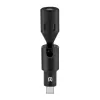PULUZ PU425 microfono lavalier USB-C con cavo da 1,5 m, omnidirezionale, Plug-and-Play
