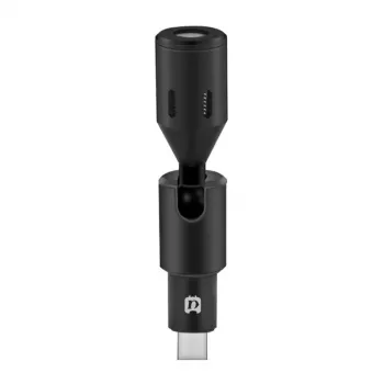 PULUZ PU425 microfono lavalier USB-C con cavo da 1,5 m, omnidirezionale, Plug-and-Play