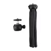 PULUZ PU435 mini treppiede Octopus treppiede flessibile pieghevole con testa a sfera 360° e supporto per smartphone per smartphone, fotocamere compatte, action cam, piccole fotocamere mirrorless, carico max 1,2 kg, nero