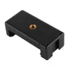 PULUZ PU448B Supporto per smartphone per treppiede, morsetto a molla con filettatura 1/4