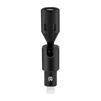 PULUZ PU615B microfono a condensatore Lightning con caratteristica omnidirezionale per dispositivi iOS