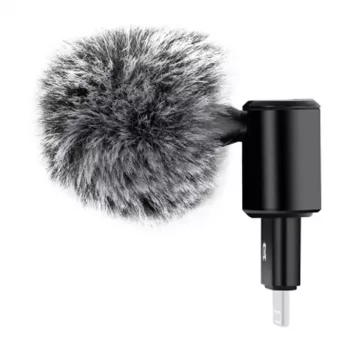 PULUZ PU615B microfono a condensatore Lightning con caratteristica omnidirezionale per dispositivi iOS