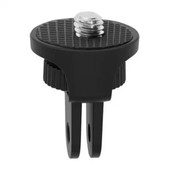 Adattatore mount con filettatura da 1/4 inch regolabile PULUZ PU704B per action camera (nero)