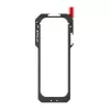 Gabbia protettiva in lega di alluminio PULUZ PU759B per action camera Insta360 X5 con filetti da 1/4 di pollice-20 e slitta cold shoe
