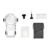 PULUZ PU760T custodia impermeabile (60 m) con supporto a sgancio rapido per Insta360 X5 (trasparente)