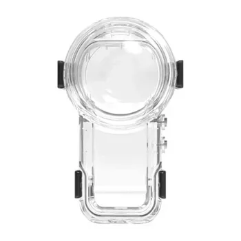 PULUZ PU760T custodia impermeabile (60 m) con supporto a sgancio rapido per Insta360 X5 (trasparente)
