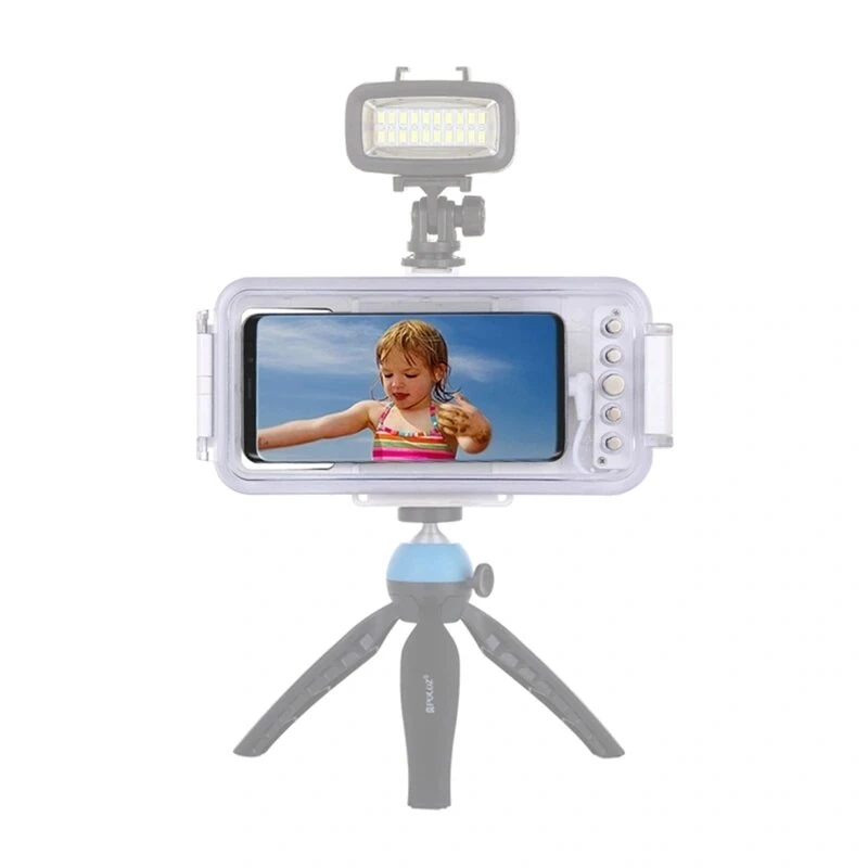 Puluz PU9100W custodia impermeabile (45 m) per smartphone USB-C – fotografia e videografia subacquea (bianco)