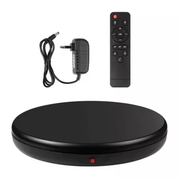 PULUZ Espositore rotante 45 cm nero
