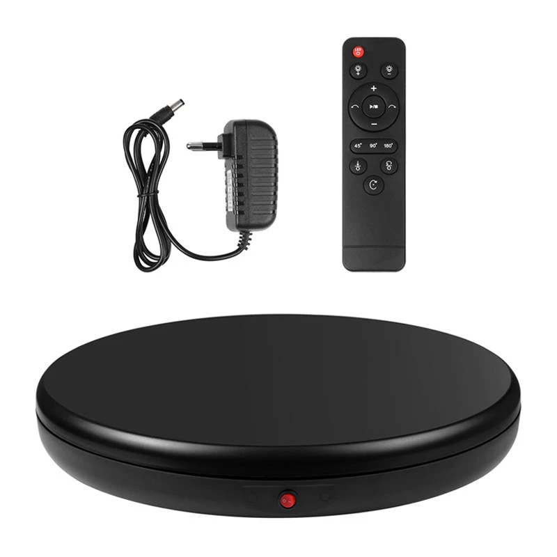 PULUZ Espositore rotante 45 cm nero