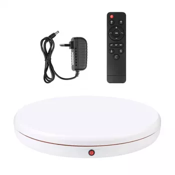 PULUZ Espositore rotante e presentatore 45 cm bianco