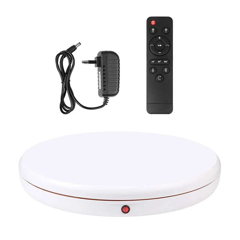 PULUZ Espositore rotante e presentatore 45 cm bianco