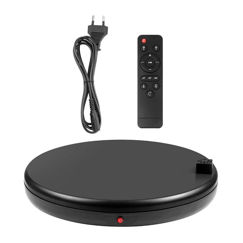PULUZ Espositore rotante e presentatore con presa 45 cm (nero)