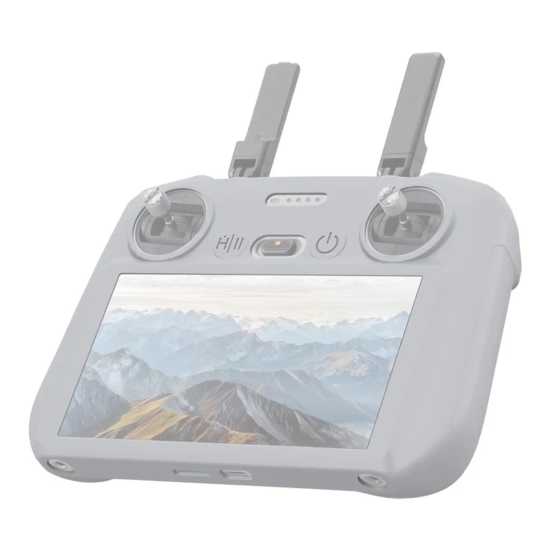 PULUZ custodia protettiva in silicone per DJI RC 2 (grigio)