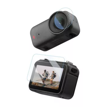 PULUZ vetro protettivo temperato e pellicola per obiettivo per DJI Osmo Nano