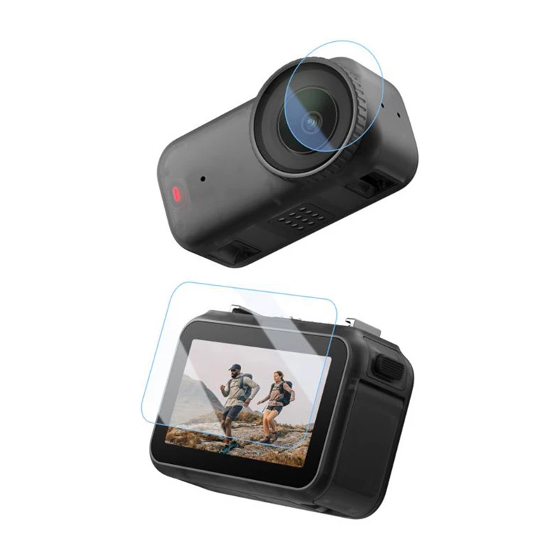 PULUZ vetro protettivo temperato e pellicola per obiettivo per DJI Osmo Nano