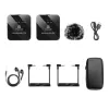 PULUZ microfono lavalier wireless 2 TX + 1 RX