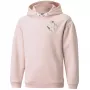 PUMA Alpha Hoodie FL felpa ragazzo rosa chiaro taglia 164