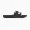 PUMA 384139 01 infradito/ciabatte da uomo, nero/bianco, taglia 40,5
