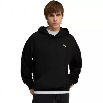 Puma ESS Elevated Relaxed felpa con cappuccio uomo nero taglia M