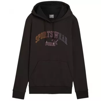 PUMA Essentials+ Logo LAB Felpa in pile con cappuccio uomo nero taglia M