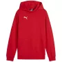 Felpa con cappuccio Puma Team Goal Casuals rossa 658619 01 152 cm