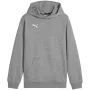 Puma Team Goal Casuals Hoody felpa grigio 658619 33 140cm