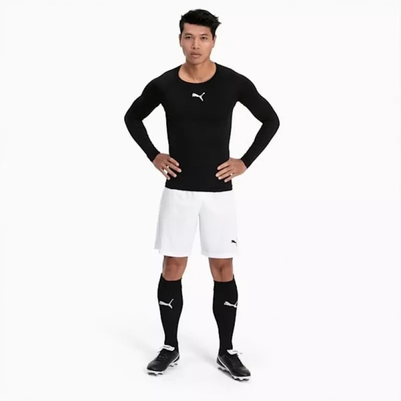 PUMA teamFINAL 21 maglia da allenamento uomo nero/bianco taglia L