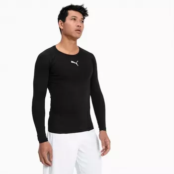 PUMA teamFINAL 21 maglia da allenamento uomo nero/bianco taglia L