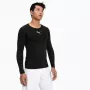 PUMA teamFINAL 21 maglia da allenamento uomo nero/bianco taglia L