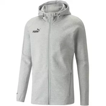 PUMA teamFINAL Casuals felpa con cappuccio uomo Medium Gray Heather