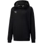PUMA teamGOAL Casuals felpa con cappuccio bambino nero 140