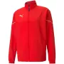 PUMA teamRISE Sideline giacca da calcio uomo rosso