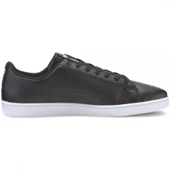 PUMA UP Sneaker uomo, Low-Top, pelle sintetica nera, plantare SoftFoam+, suola in gomma non macchiante