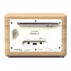 Pure Classic H4 radio digitale DAB+/FM, display a colori da 2,4 pollici, sveglia, timer di spegnimento e timer da cucina, Cotton White/rovere
