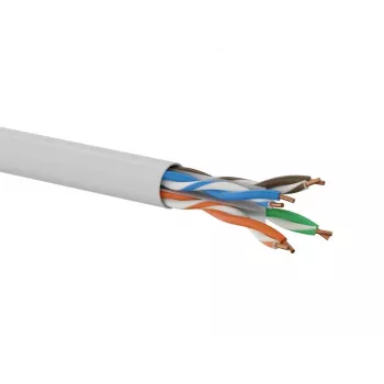 Cavo di rete Q-LANTEC U/UTP Cat.6A, LSOH, Dca, 4x2x23 AWG, 10 Gb/s, Grigio, 500 m