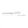 Flauto traverso in Do argentato Stagg WS-FL221S, testata dritta e curva, custodia morbida