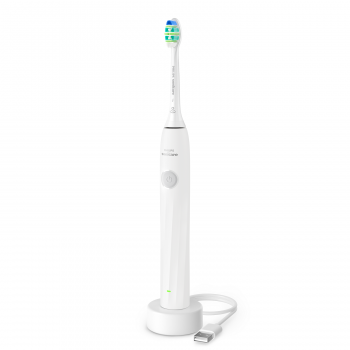 Philips Sonicare 2100 HX4021/01 spazzolino elettrico sonico, bianco, 2 intensità