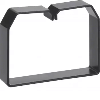 Hager LK751003 clip fermacavo in PVC per LKG 75 × 100 mm, nero