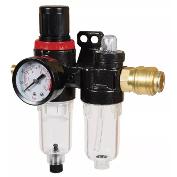 Einhell 4135001 filtro regolatore aria compressa con lubrificatore, R 1/4