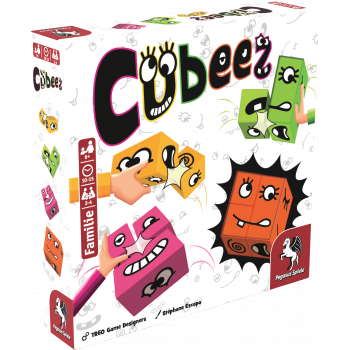 Pegasus Cubeez gioco da tavolo per famiglie da 2–4 giocatori dai 6 anni, edizione tedesca